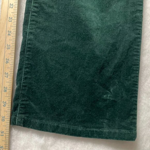 Vintage Y2K Chaps Est 1978 Womens Green Straight Leg Corduroy Dress Pants Sz 16 - Picture 8 of 9
